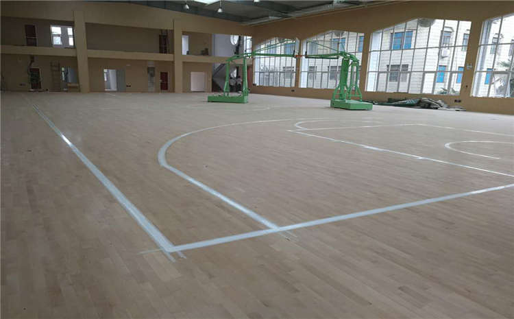 橡膠木舞臺運動木地板品牌廠家
