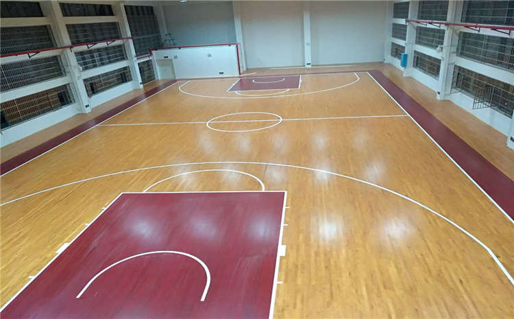 雙層龍骨結構羽毛球館木地板價格