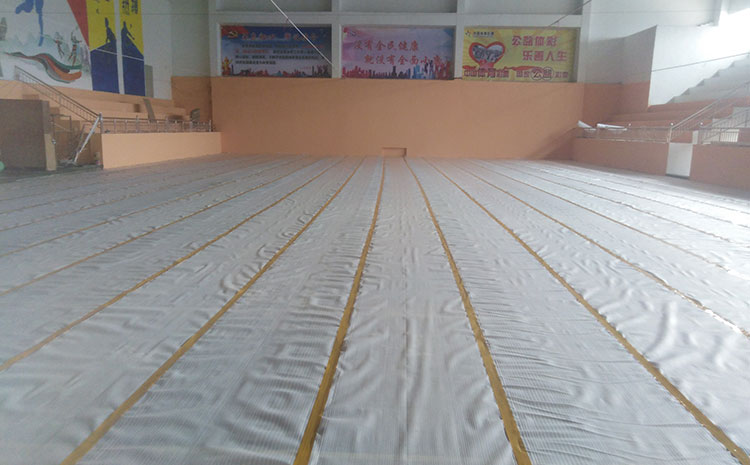 俄勒岡松籃球運動地板結構