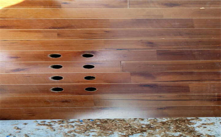 松木乒乓球館木地板雙層龍骨結構