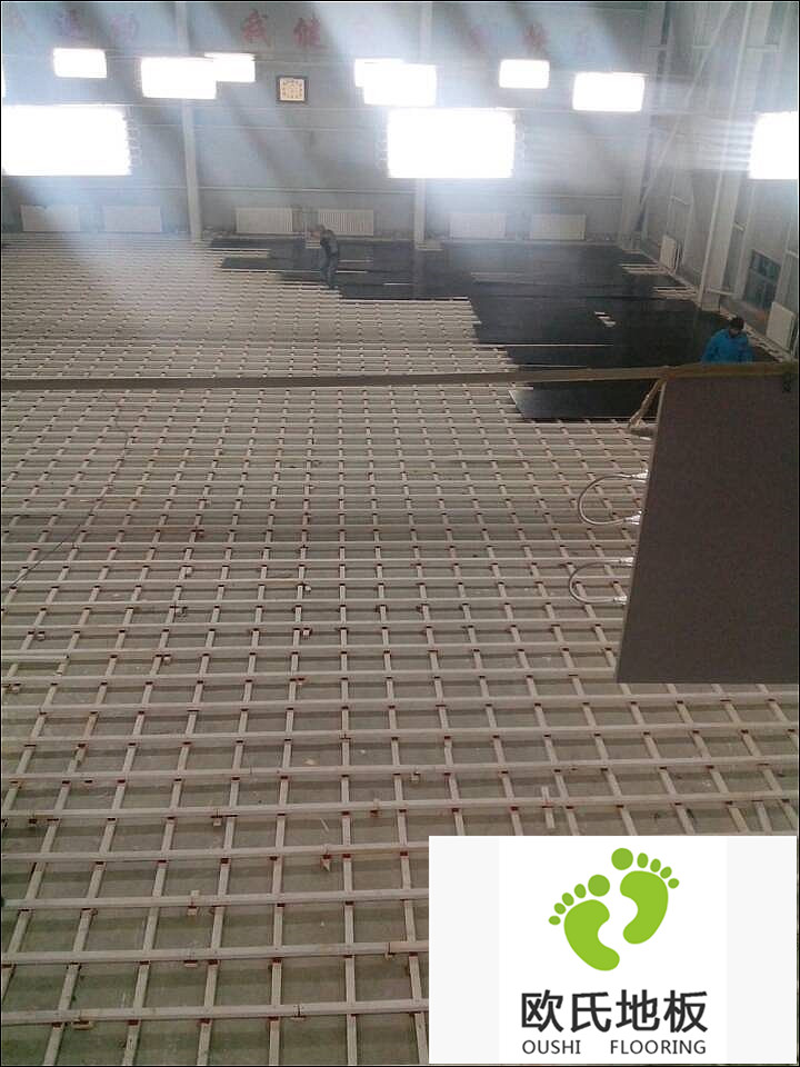 體育館地板中毛地板的鋪設要求